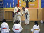 Student receiving their award