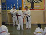 Student receiving their award